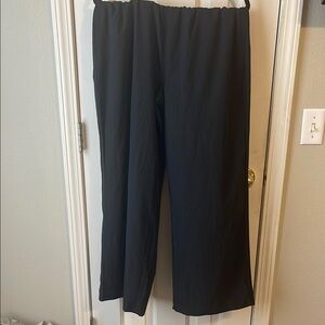 Black Wide Leg Women's Pants